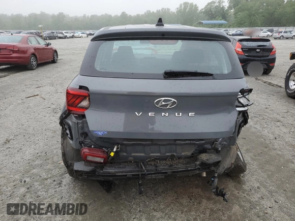 2021 Hyundai Venue SE with VIN KMHRB8A39MU073354, listed as a Copart auction lot 53810784 with 86,679 mi miles and Salvage Title. Bid and sale history available at DreamBid. Image 6.