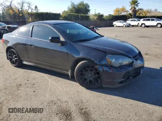 2002 Acura RSX Manual with VIN JH4DC53812C014223, listed as a Copart auction lot 81935934 with 131,353 mi miles and Salvage Title. Bid and sale history available at carsss.com. Image 4.