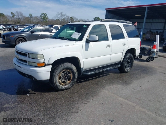 2005 Chevrolet Tahoe Z71 with VIN 1GNEK13T65R245407, listed as a IAAI auction lot 41731773 with 1 mi miles. Bid and sale history available at carsss.com. Image 2.