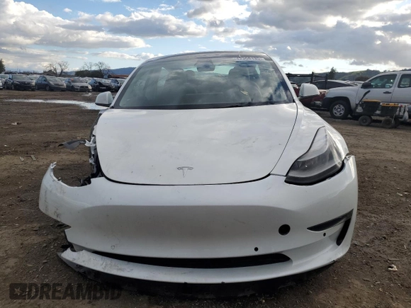 2022 Tesla Model 3 Long Range with VIN 5YJ3E1EB9NF207364, listed as a Copart auction lot 47368135 with 44,640 mi miles and Salvage Title. Bid and sale history available at DreamBid. Image 5.