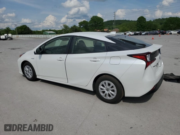 2022 Toyota Prius L Eco with VIN JTDKAMFUXN3169360, listed as a Copart auction lot 53903215 with 46,359 mi miles and Salvage Title. Bid and sale history available at carsss.com. Image 2.