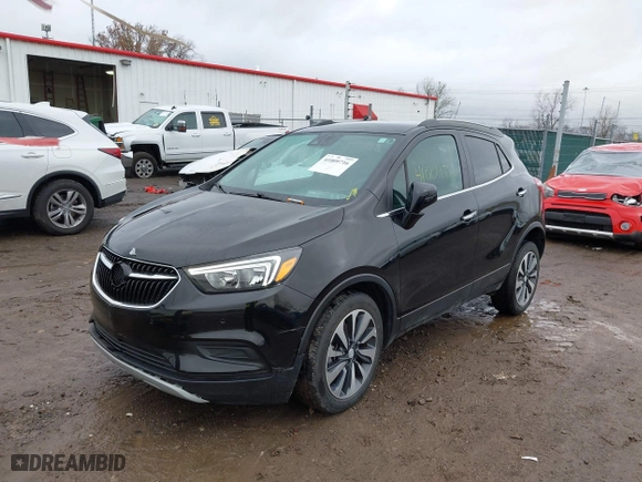 2021 Buick Encore Preferred with VIN KL4CJESB5MB300742, listed as a IAAI auction lot 41009716 with 13,964 mi miles. Bid and sale history available at carsss.com. Image 17.