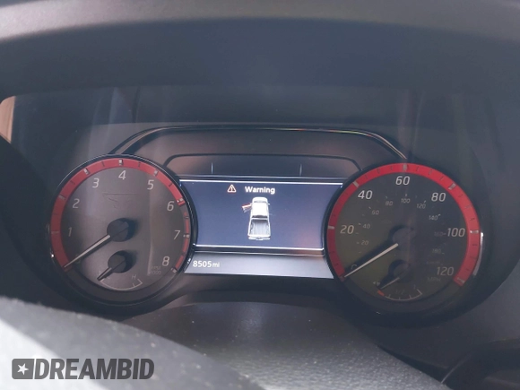 2024 Nissan Titan Pro-4X with VIN 1N6AA1EDXRN105077, listed as a IAAI auction lot 41545734 with 8,505 mi miles and . Bid and sale history available at DreamBid. Image 7.