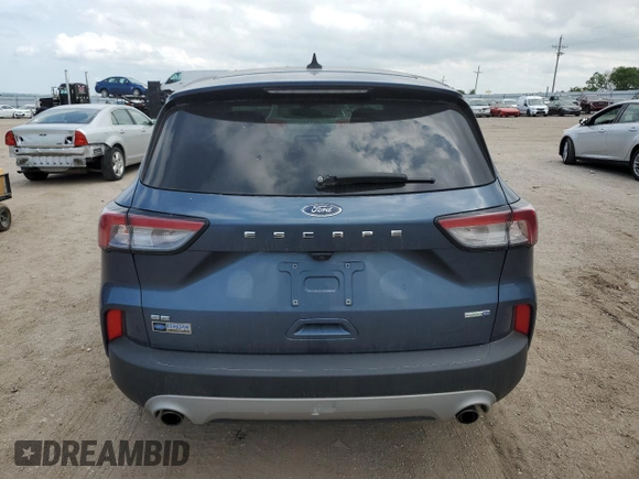 2020 Ford Escape SE with VIN 1FMCU9G64LUC21318, listed as a Copart auction lot 60550845 with 75,154 mi miles and Salvage title. Bid and sale history available at DreamBid. Image 6.