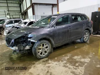 2015 Mazda CX-9 Sport z VIN JM3TB2BA0F0465449, wystawiony jako Copart lot #45874045 z przebiegiem 136 553 mil mil oraz Szkoda całkowita • Salvage title. Historia ofert i sprzedaży dostępna na DreamBid. Obrazek 1.