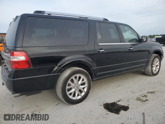 2017 Ford Expedition EL Limited with VIN 1FMJK2AT6HEA46509, listed as a Copart auction lot 50640215 with 100,967 mi miles and Salvage Title. Bid and sale history available at carsss.com. Image 3.