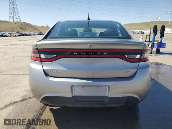 2015 Dodge Dart SXT with VIN 1C3CDFBB6FD364755, listed as a Copart auction lot 52641815 with 128,557 mi miles and Salvage Title. Bid and sale history available at carsss.com. Image 6.