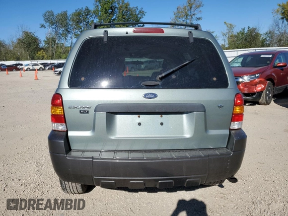 2006 Ford Escape XLT with VIN 1FMYU93186KA54963, listed as a Copart auction lot 73976204 with 60,816 mi miles and Clean Title. Bid and sale history available at carsss.com. Image 6.