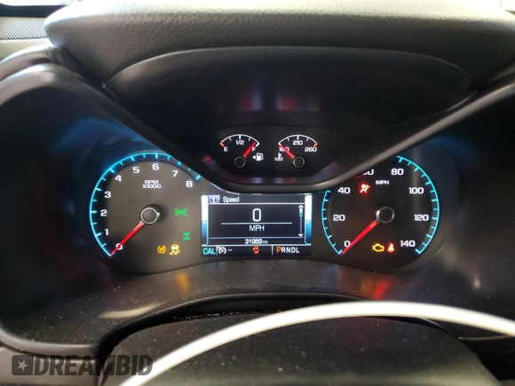 2018 GMC Canyon 4WD SLT with VIN 1GTG6DEN3J1241720, listed as a Copart auction lot 51258595 with 31,969 mi miles and Salvage Title. Bid and sale history available at carsss.com. Image 9.