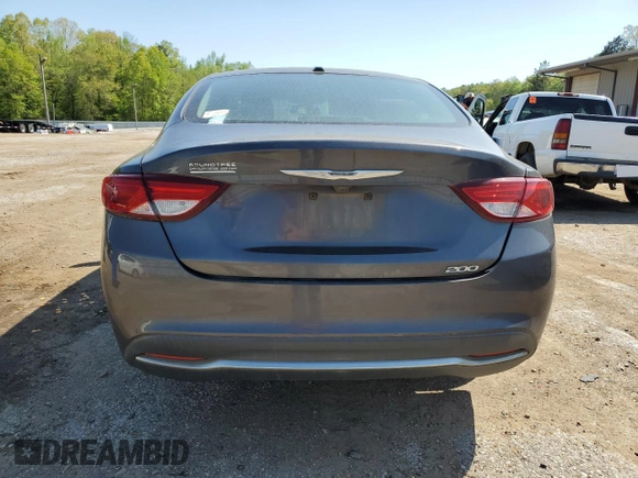 2015 Chrysler 200 Limited with VIN 1C3CCCABXFN699661, listed as a Copart auction lot 52614865 with 168,163 mi miles and Clean Title. Bid and sale history available at carsss.com. Image 6.