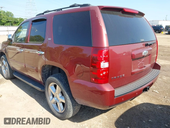 2008 Chevrolet Tahoe LTZ with VIN 1GNFK13048J105403, listed as a IAAI auction lot 42577684 with 171,456 mi miles and . Bid and sale history available at DreamBid. Image 3.