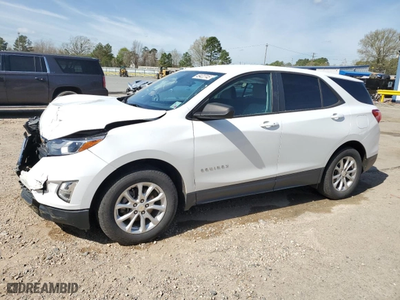 2021 Chevrolet Equinox LS with VIN 3GNAXHEV9MS111137, listed as a Copart auction lot 49422745 with 46,862 mi miles and Salvage Title. Bid and sale history available at carsss.com. Image 1.