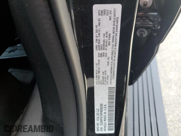 2023 Ram 1500 Longhorn with VIN 1C6SRFKT6PN505392, listed as a Copart auction lot 75026734 with 14,774 mi miles and Salvage title. Bid and sale history available at DreamBid. Image 13.