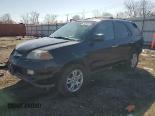 2006 Acura MDX Touring w/Navi with VIN 2HNYD18806H547372, listed as a Copart auction lot 48520355 with 216,415 mi miles and Salvage Title. Bid and sale history available at carsss.com. Image 1.