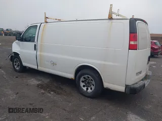 2012 Chevrolet Express Cargo Van with VIN 1GCSGAFX4C1115813, listed as a IAAI auction lot 41197972 with 331,376 mi miles. Bid and sale history available at carsss.com. Image 3.