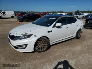 2013 Kia Optima SX w/Limited Pkg with VIN 5XXGR4A63DG159176, listed as a Copart auction lot 46839775 with 163,483 mi miles and Salvage Title. Bid and sale history available at carsss.com. Image 1.