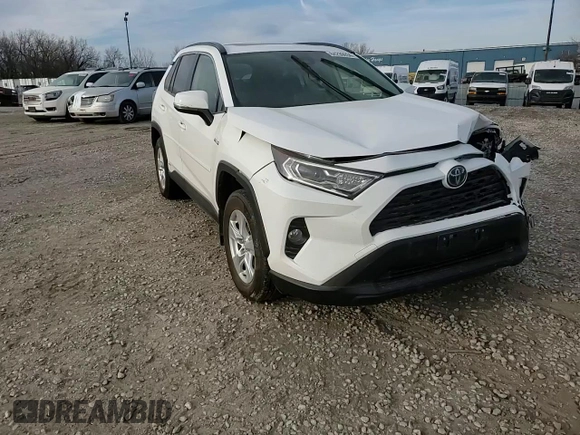 2021 Toyota RAV4 Hybrid XLE with VIN JTMRWRFV3MD127501, listed as a Copart auction lot 84239034 with 75,707 mi miles and Salvage Title. Bid and sale history available at carsss.com. Image 12.