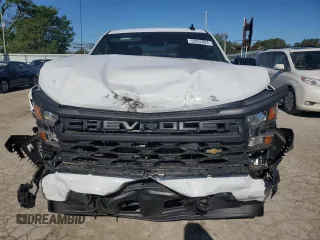 2024 Chevrolet Silverado 1500 Custom with VIN 3GCPABEK5RG222754, listed as a Copart auction lot 53932094 with 4,307 mi miles and Salvage Title. Bid and sale history available at DreamBid. Image 5.
