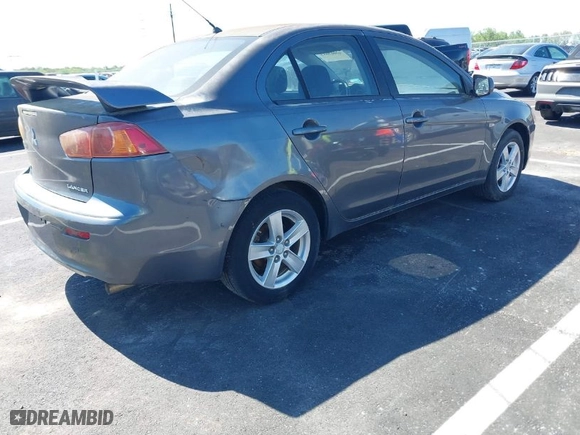 2009 Mitsubishi Lancer ES with VIN JA3AU26U19U005193, listed as a IAAI auction lot 42003055 with 99,817 mi miles. Bid and sale history available at carsss.com. Image 4.