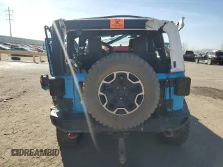2017 Jeep Wrangler Unlimited Rubicon Recon with VIN 1C4BJWFG0HL582320, listed as a Copart auction lot 85435514 with 123,332 mi miles and Salvage title. Bid and sale history available at DreamBid. Image 6.