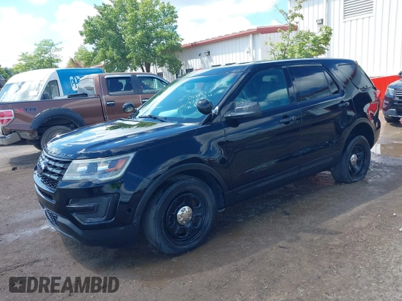 2017 Ford Police Interceptor Utility с VIN 1FM5K8AT0HGB55153, выставлен на аукционе IAAI как лот 40735824 с пробегом 90 921 миль миль и . История ставок и продаж доступна на DreamBid. Изображение 2.
