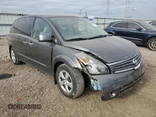2009 Nissan Quest with VIN 5N1BV28U59N102631, listed as a Copart auction lot 83101794 with 84,775 mi miles and Salvage Title. Bid and sale history available at carsss.com. Image 4.