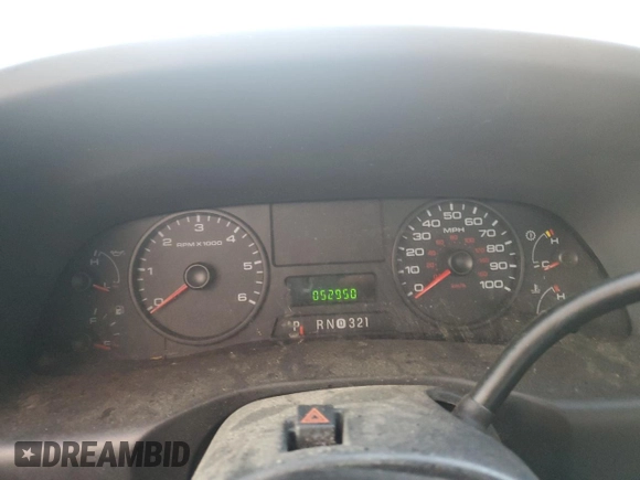2005 Ford F-250 XL with VIN 1FTNF21575EC18747, listed as a Copart auction lot 78152474 with 52,950 mi miles and Salvage Title. Bid and sale history available at DreamBid. Image 9.