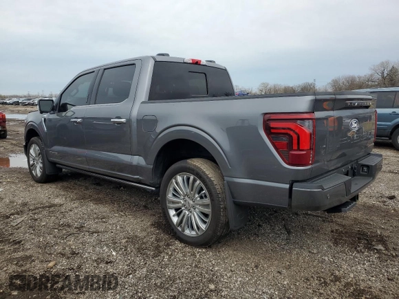 2024 Ford F-150 with VIN 1FTFW7LD8RFB79270, listed as a Copart auction lot 51674575 with 6,413 mi miles and Salvage title. Bid and sale history available at DreamBid. Image 2.