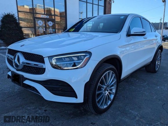 2021 Mercedes-Benz GLC with VIN W1N0J8EB7MF968355, listed as a Copart auction lot 44853895 with 38,779 mi miles and Clean Title. Bid and sale history available at carsss.com. Image 2.