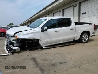 2023 Chevrolet Silverado 1500 LTZ with VIN 1GCUDGED3PZ248436, listed as a Copart auction lot 63071514 with 35,901 mi miles and Salvage Title. Bid and sale history available at carsss.com. Image 1.