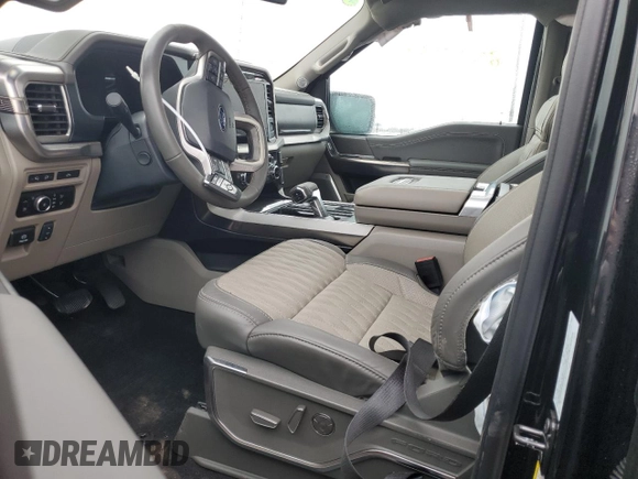 2024 Ford F-150 with VIN 1FTFW7LD6RFA43767, listed as a Copart auction lot 82417254 with 5,503 mi miles and Non repairable. Bid and sale history available at DreamBid. Image 7.