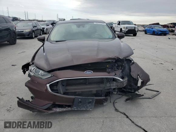 2019 Ford Fusion SE with VIN 3FA6P0LU8KR174492, listed as a Copart auction lot 46231385 with 56,888 mi miles and Salvage Title. Bid and sale history available at carsss.com. Image 5.