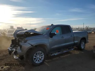 2023 Chevrolet Silverado 1500 LT with VIN 1GCRDDED6PZ209828, listed as a Copart auction lot 82748454 with 0 mi miles and Salvage Title. Bid and sale history available at carsss.com. Image 1.