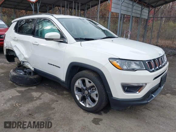 2021 Jeep Compass Limited with VIN 3C4NJCCB3MT573534, listed as a IAAI auction lot 40958890 with 74,147 mi miles. Bid and sale history available at carsss.com. Image 1.