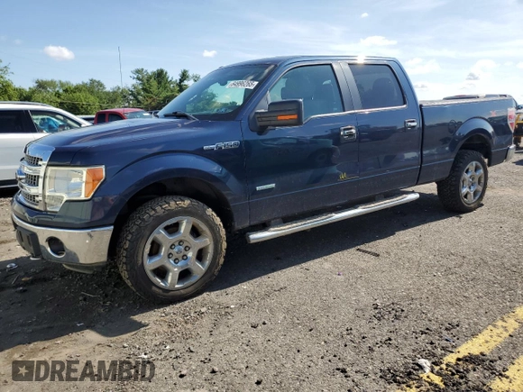 2014 Ford F-150 XL with VIN 1FTFW1ET2EFC54587, listed as a Copart auction lot 64996265 with 96,712 mi miles and Salvage title. Bid and sale history available at DreamBid. Image 1.