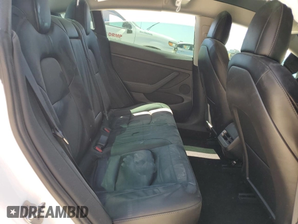 2022 Tesla Model 3 with VIN 5YJ3E1EA0NF108956, listed as a Copart auction lot 50066235 with 35,180 mi miles and Non Repairable. Bid and sale history available at DreamBid. Image 10.