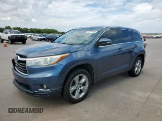 2015 Toyota Highlander Limited с VIN 5TDDKRFH1FS107299, выставлен на аукционе Copart как лот 63661695 с пробегом 169 714 миль миль и Списание • Salvage title. История ставок и продаж доступна на DreamBid. Изображение 1.