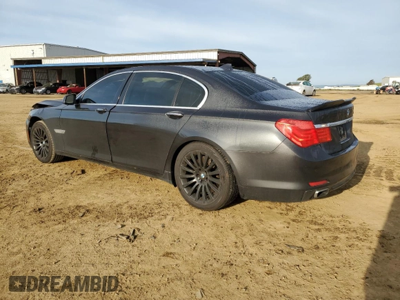 2012 BMW 7 Series 750Li with VIN WBAKB8C52CDW84794, listed as a Copart auction lot 49874315 with 118,725 mi miles and Salvage Title. Bid and sale history available at carsss.com. Image 2.