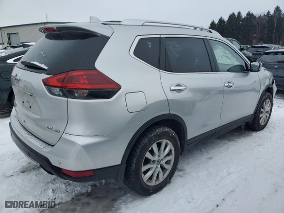 2019 Nissan Rogue SV with VIN JN8AT2MV6KW376705, listed as a Copart auction lot 44692215 with 40,237 mi miles and Salvage Title. Bid and sale history available at carsss.com. Image 3.