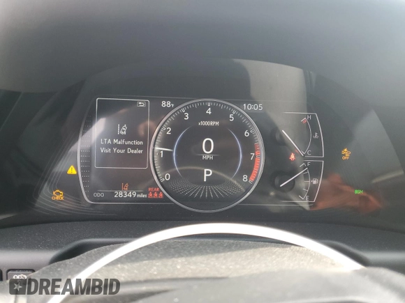 2022 Lexus ES 350 z VIN 58ADZ1B16NU137290, wystawiony jako Copart lot #53819995 z przebiegiem 28 349 mil mil oraz Szkody całkowita. Historia ofert i sprzedaży dostępna na DreamBid. Obrazek 9.