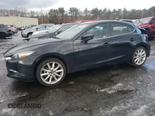 2017 Mazda 3 Grand Touring with VIN JM1BN1M31H1129231, listed as a Copart auction lot 44428815 with 84,364 mi miles and Salvage Title. Bid and sale history available at carsss.com. Image 1.