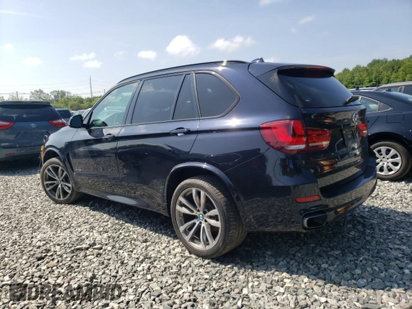 2017 BMW X5 xDrive35i with VIN 5UXKR0C37H0X80867, listed as a Copart auction lot 58697515 with 54,191 mi miles and Salvage title. Bid and sale history available at DreamBid. Image 2.
