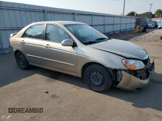 2008 Kia Spectra EX with VIN KNAFE121085524056, listed as a Copart auction lot 71218854 with 128,944 mi miles and Salvage Title. Bid and sale history available at carsss.com. Image 4.
