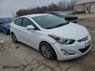 2015 Hyundai Elantra Limited with VIN 5NPDH4AE1FH624753, listed as a Copart auction lot 85233594 with 83,107 mi miles and Salvage Title. Bid and sale history available at carsss.com. Image 4.