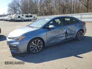 2020 Toyota Corolla SE with VIN JTDS4RCE0LJ001852, listed as a Copart auction lot 50583125 with 68,421 mi miles and Salvage Title. Bid and sale history available at carsss.com. Image 1.