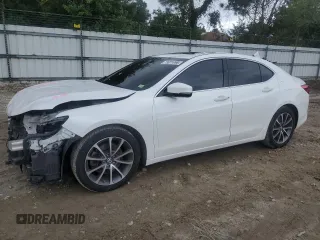 2018 Acura TLX with VIN 19UUB2F30JA012154, listed as a Copart auction lot 73801004 with 120,636 mi miles and Salvage Title. Bid and sale history available at carsss.com. Image 1.