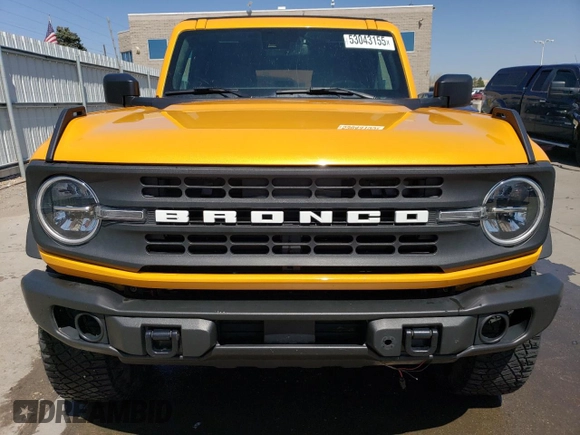 2022 Ford Bronco with VIN 1FMEE5DPXNLA89363, listed as a Copart auction lot 53043155 with 50,072 mi miles and Salvage Title. Bid and sale history available at DreamBid. Image 5.