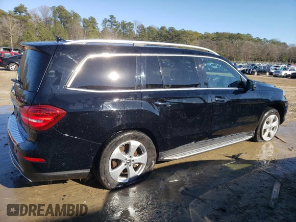 2017 Mercedes-Benz GLS 450 with VIN 4JGDF6EE4HA985850, listed as a Copart auction lot 81514863 with 47,816 mi miles and . Bid and sale history available at DreamBid. Image 3.