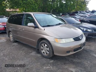 2003 Honda Odyssey EX-L z VIN 5FNRL18073B104192, wystawiony jako IAAI lot #42167068 z przebiegiem 346 764 mil mil oraz . Historia ofert i sprzedaży dostępna na DreamBid. Obrazek 1.