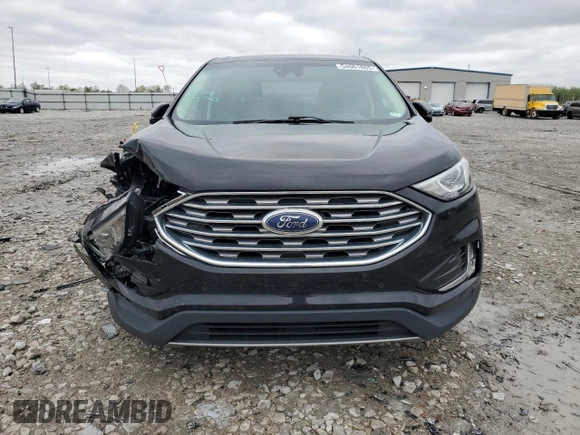 2022 Ford Edge Titanium with VIN 2FMPK4K94NBA30860, listed as a Copart auction lot 54001865 with 94,559 mi miles and Salvage title. Bid and sale history available at DreamBid. Image 5.